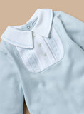 Juniors Boys Blue Collared Formal Sleepsuit
