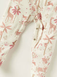 Juniors Girls All Over Jungle Theme Printed Sleepsuit