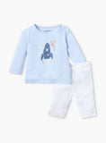 Juniors Rocket Printed Shirt & Pyjama Set (Set Of 2)