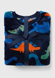 Matalan All Over Colorful Dino Printed Fleece Shirt & Pyjama Set (Set Of 2) (winter)
