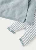 Juniors blue star knitted shirt & pyjama (set of 2) (winter)
