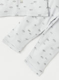 Giggles All Over Grey Cloud Printed Shirt & Pyjama Set (Set Of 2)