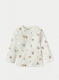 Juniors Car & Bear Printed Shirt & Pyjama Set (Set Of 2)