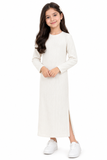 Matalan White Knitted Long Dress (winter)