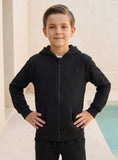 Juniors Dark Navy Zipped Hoodie (Winter)