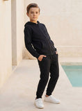 Juniors Dark Navy Zipped Hoodie (Winter)