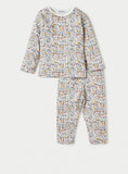 Juniors All Over Flower & Horse Printed Shirt & Pyjama Set (Set Of 2)