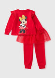 Minnie Mouse Red Shirt & Frill Pyjama Set (Set Of 2)