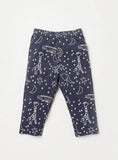 Juniors Navy Animal Printed Shirt & Pyjama Set (Set Of 2)
