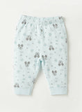 Disney Blue Mickey Mouse & Moon Printed Shirt & Pyjama Set (Set Of 2)