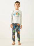 Juniors All Over Sleep Printed Shirt & Pyjama Set (Set Of 2)