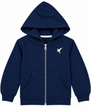 Juniors Navy Zipped Hoodie (Winter)