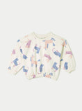 Juniors all over pastel animals printed sweatshirt (Winter)
