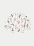 Juniors all over pastel animals printed sweatshirt (Winter)