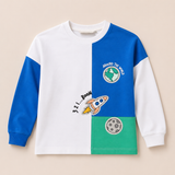 Juniors around the world colorblock sweatshirt (Winter)