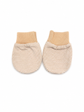 Juniors Brown Striped Mittens