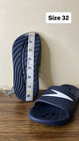 Speedo navy slides