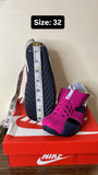 Nike pink perforated sandals