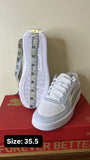 Puma Grey & White Colorblock Perforated Shoes (Box Packaging)