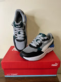 Puma Grey & Blue Colorblock Shoes (Box Packaging)