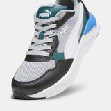Puma Grey & Blue Colorblock Shoes (Box Packaging)
