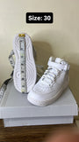 Nike force solid white shoes (Box Packaging)