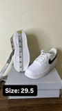 Nike Solid White Perforated Shoes (Box Packaging)