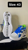 Puma Blue & White Coloblock Shoes (Box Packaging)