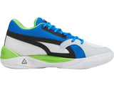 Puma Blue & White Coloblock Shoes (Box Packaging)