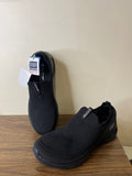 Skechers Solid Black Slip On Shoes