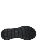 Skechers Solid Black Slip On Shoes