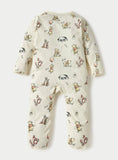 Juniors Yellow Happy Fly Pooh Applique Sleepsuit