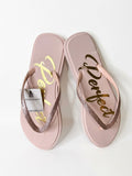 Shoemart perfect pink flip flops