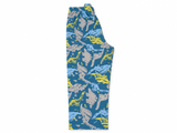 Juniors blue all over dino printed trouser