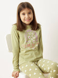 Juniors Green Flower Little More Kindness Tshirt