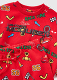 Matalan Red Lightning McQueen Fleece Shirt & Pyjama Shirt (Set Of 2) (Winter)