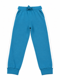 Juniors Blue & White Colorblock Jog Pants (Winter)