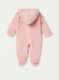 Juniors Pink Bunny Fleece Sleepsuit (Winter)