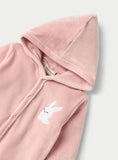 Juniors Pink Bunny Fleece Sleepsuit (Winter)