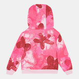 Nike pink colorful splash fleece lined hoodie (Winter)