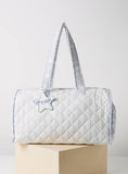 Cambrass All-Over Star Print Diaper Bag with Double Handle