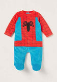 Spiderman Fleece Closedfeet sleepsuit with cap (Winter)