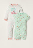 Juniors believe in unicorns sleepsuit & romper set (set of 2) (Summer)