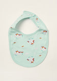 Juniors blue unicorn bib