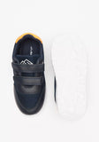 Oaklan navy textured with orange logo shoes (New)