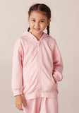 Juniors pink girls hoodie (Winter)