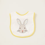 Juniors rabbit bib with snap button
