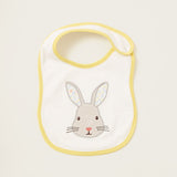 Juniors rabbit bib with snap button