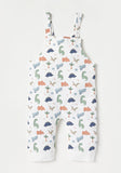 Juniors all over dino printed dungaree (set of 2) (Summer)