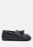 Barefeet black infant loafers shoes